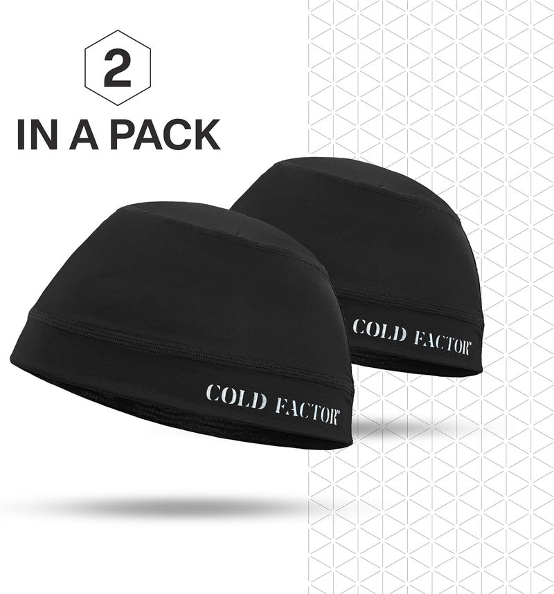 COLD FACTOR Instant Cooling Skull Cap & Helmet Liner 2 Pack|UPF 50+ Protection, Chemical-Free Evaporative Cooling Technology - Image 2